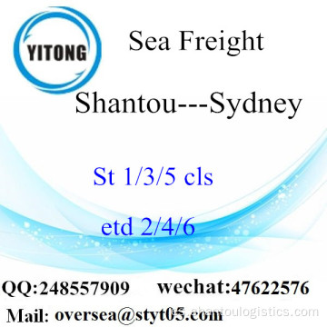 Shantou Puerto LCL consolidación a Sydney